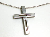 グッチ･クロス(十字架)ネックレス･新品仕上げ加工修理